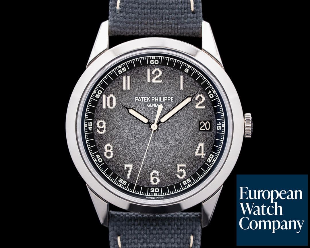 Image of Patek Philippe 5226G Calatrava 18K White Gold Charcoal Textured Dial