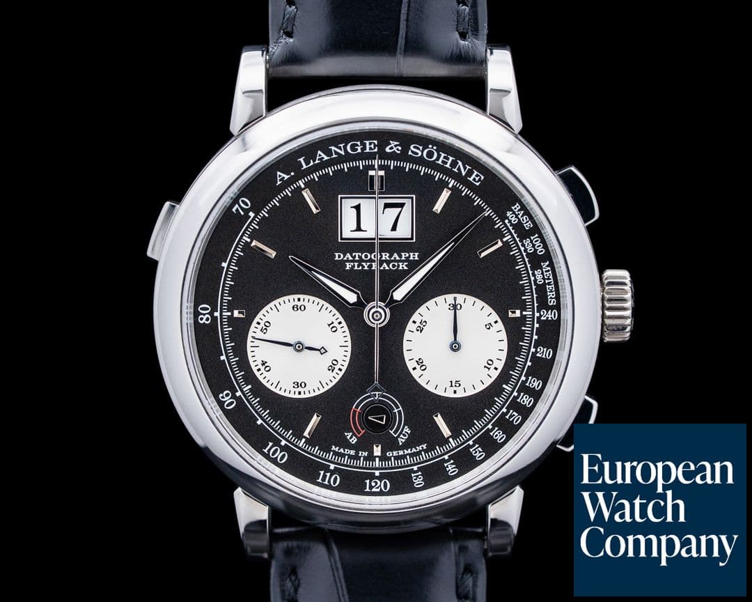 Image of A. Lange and Sohne 405.035 Datograph Up / Down Platinum Black Dial