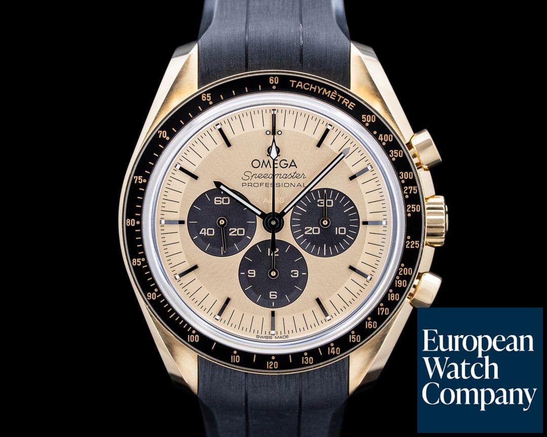 Image of Omega Speedmaster Moonwatch Professional 18K Moonshine Gold
