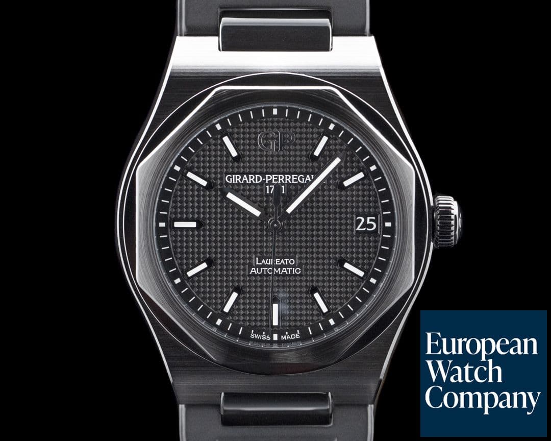Image of Girard Perregaux 81010 Laureato 42 Ceramic Black Dial