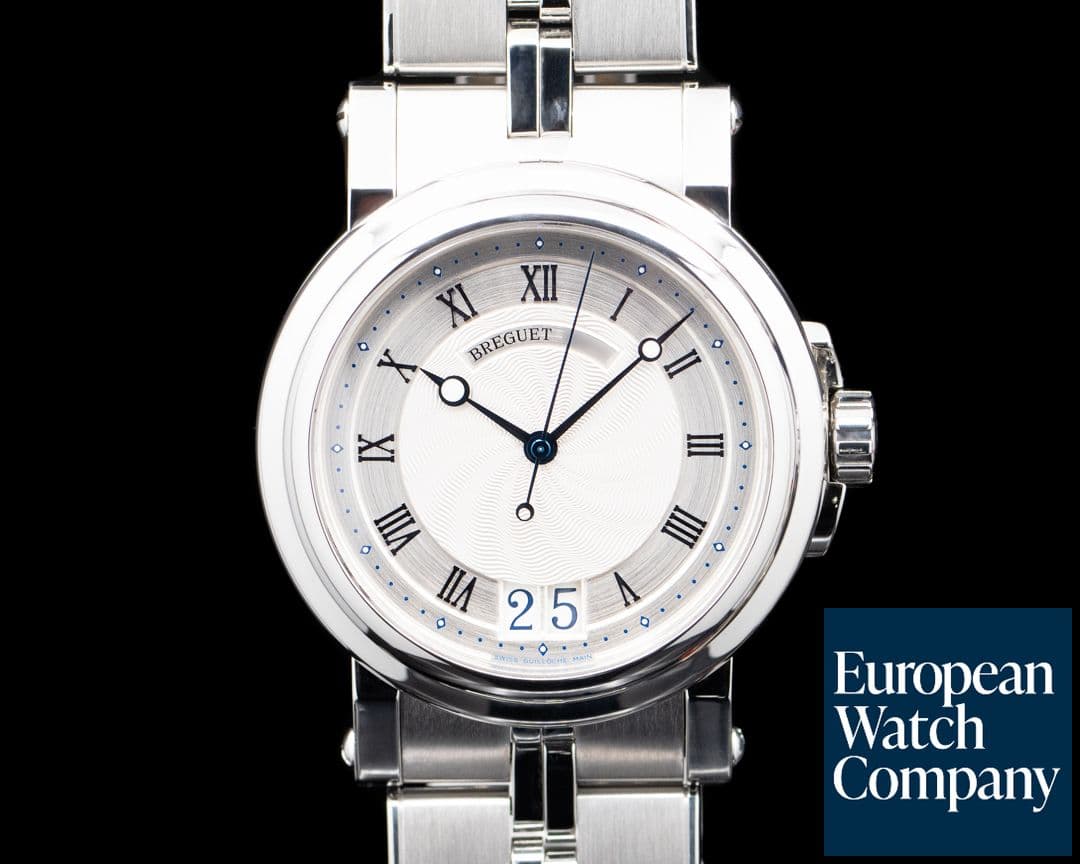 Image of Breguet 5817ST Marine Automatic Big Date SS Silver Dial