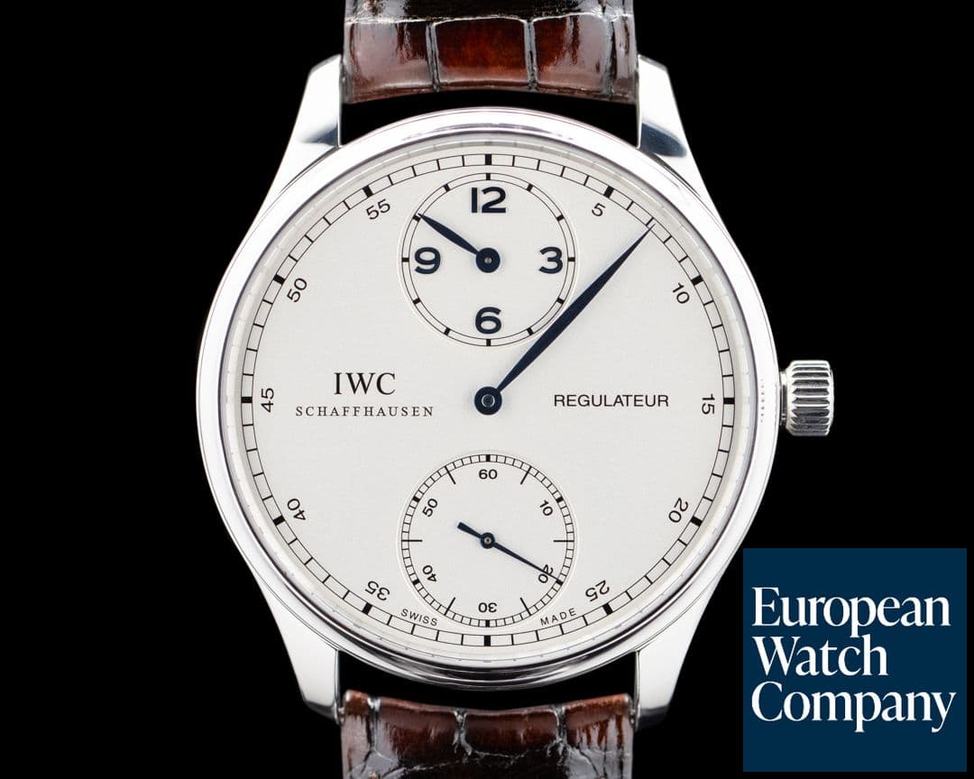 Image of IWC IW544401 Portugieser Regulateur SS Silver Dial