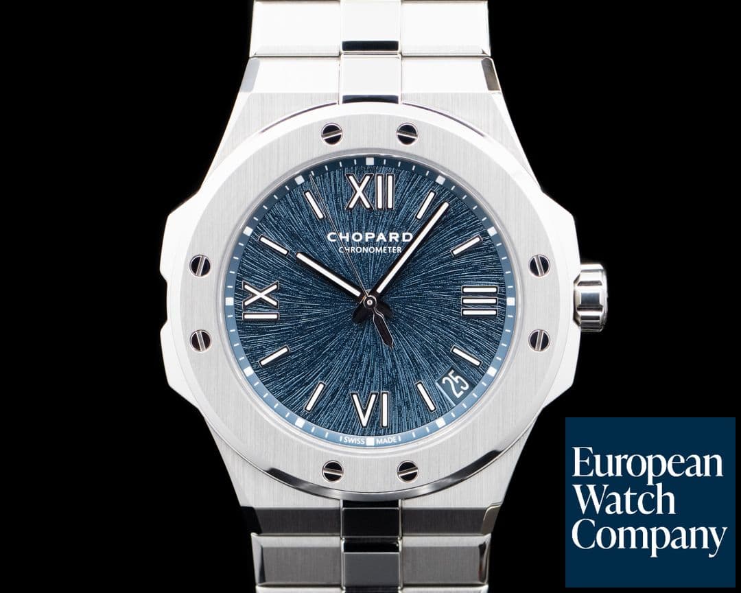 Image of Chopard 298600-3001 Alpine Eagle 41 Lucent SS Blue Dial