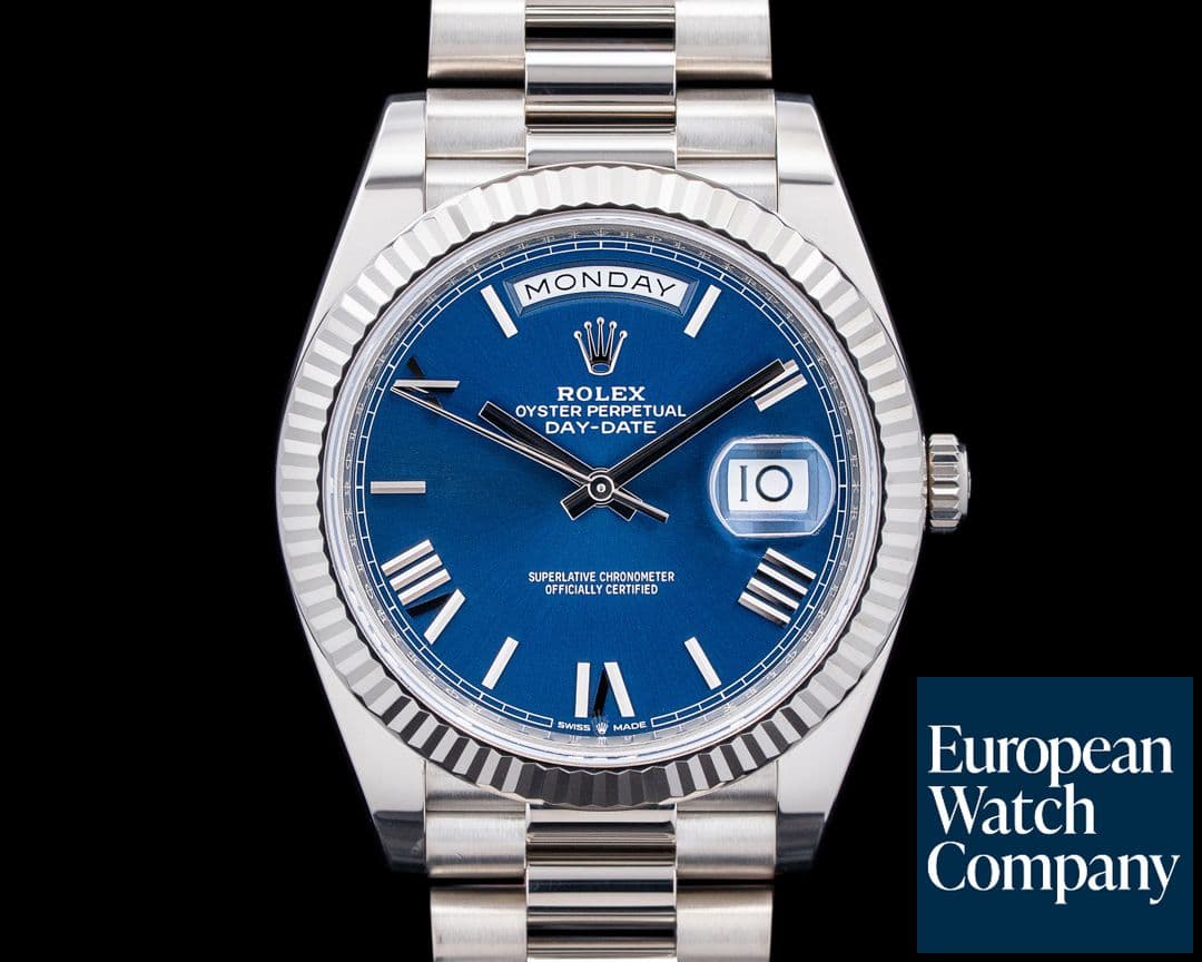 Image of Rolex 228239 Day-Date 40 Blue Dial 18K White Gold