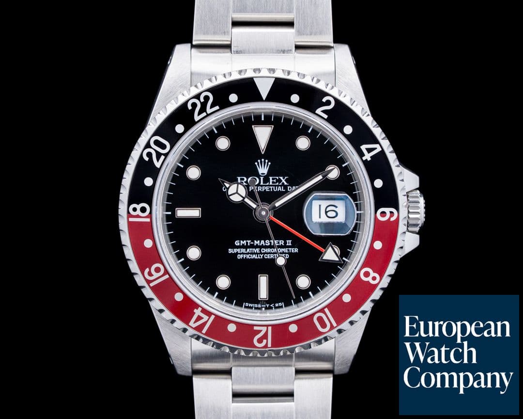 Image of Rolex 16710A GMT-Master II "Coke" SS Black Dial Circa. 1991
