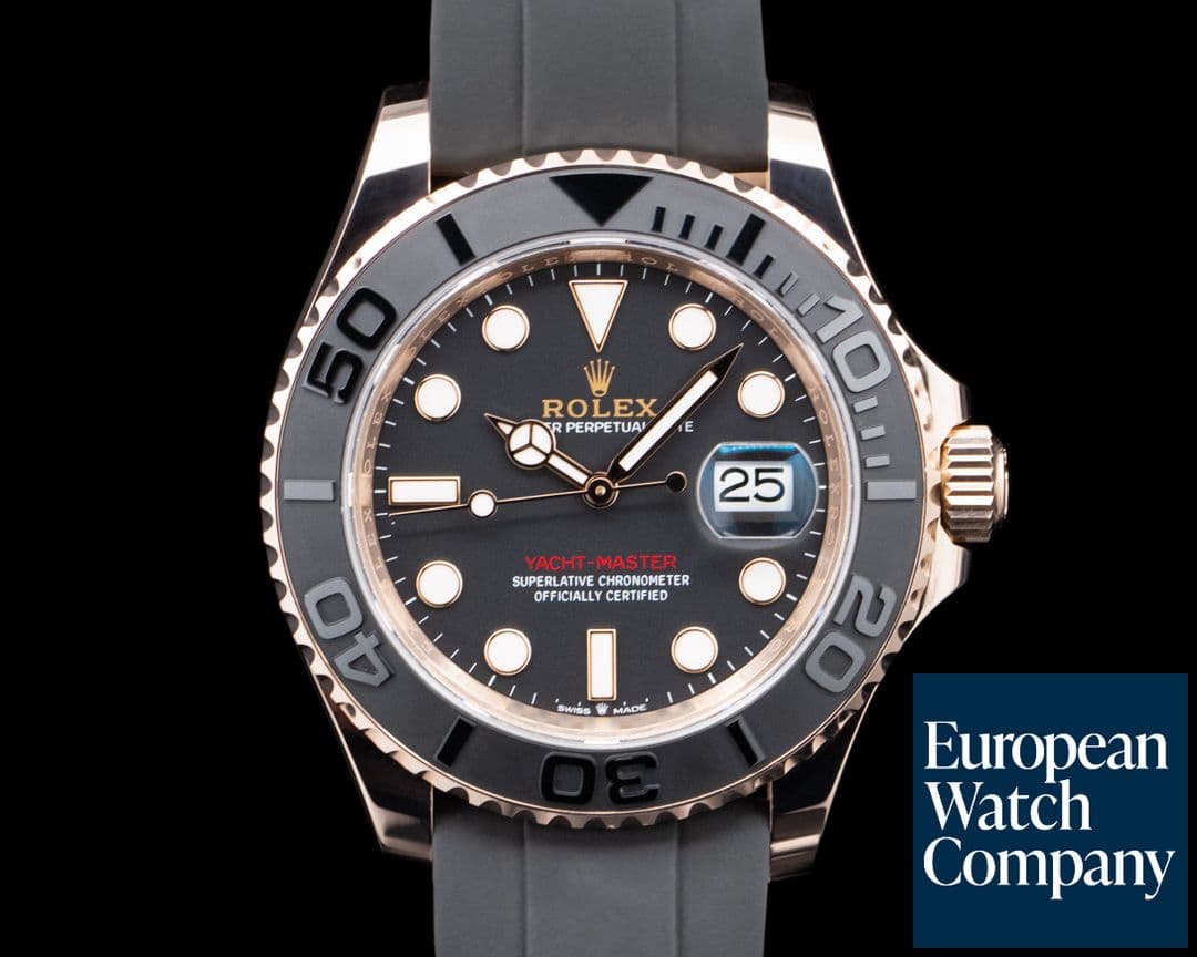 Image of Rolex 126655 Yacht-Master 40 Everose Gold Black Dial