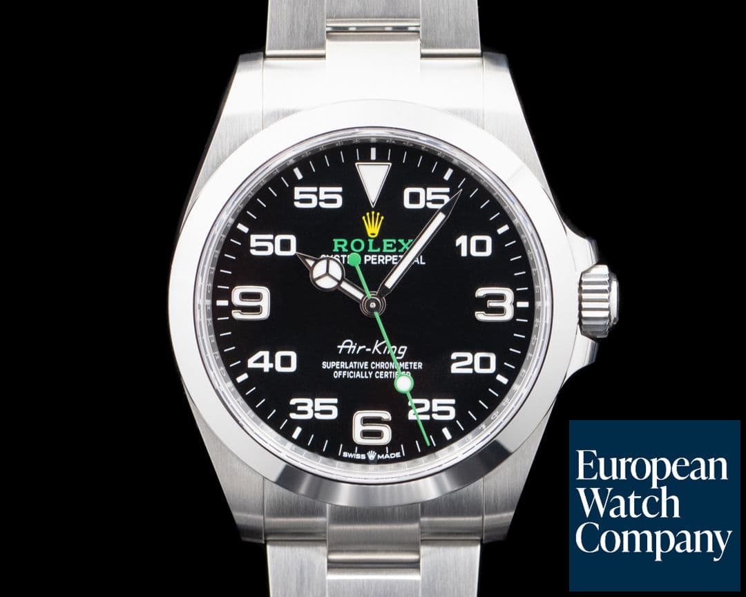 Image of Rolex 126900 Air-King SS Black Dial