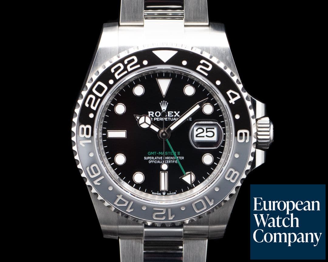 Image of Rolex 126710GRNR GMT-Master II "Bruce Wayne" SS Black Dial 2025