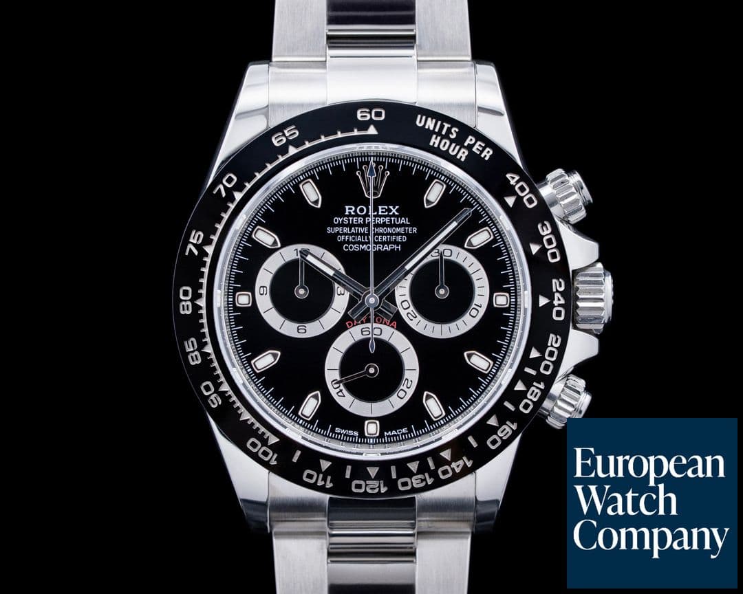 Image of Rolex 116500LN Daytona Ceramic SS Black Dial