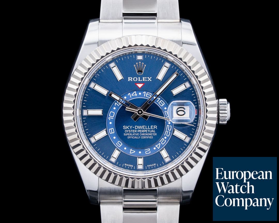 Image of Rolex 326934 Sky-Dweller SS Blue Dial