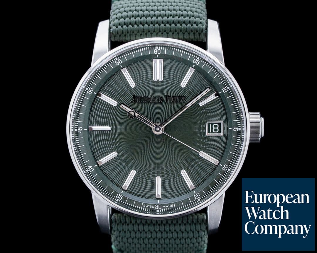 Image of Audemars Piguet 15210ST Code 11.59 SS Green Dial