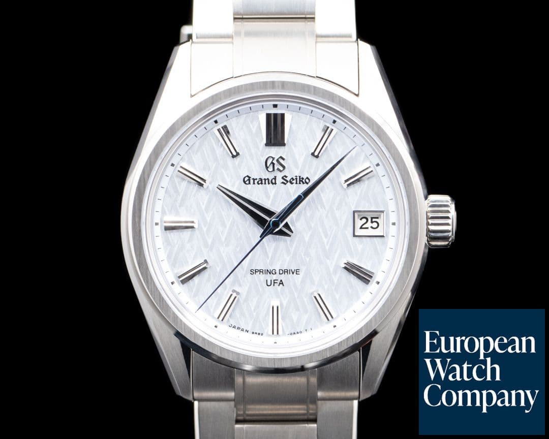 Image of Grand Seiko SLGB003 Evolution Titanium Ice Forest Silver Blue Dial 2025