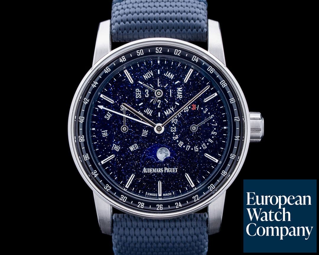 Image of Audemars Piguet 26394BC Code 11.59 Perpetual Calendar 18K WG Blue Aventurine Dial