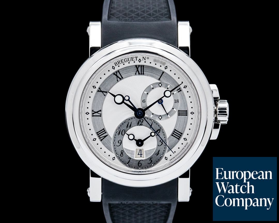 Image of Breguet 5857ST Marine Dual Time SS Silver Dial