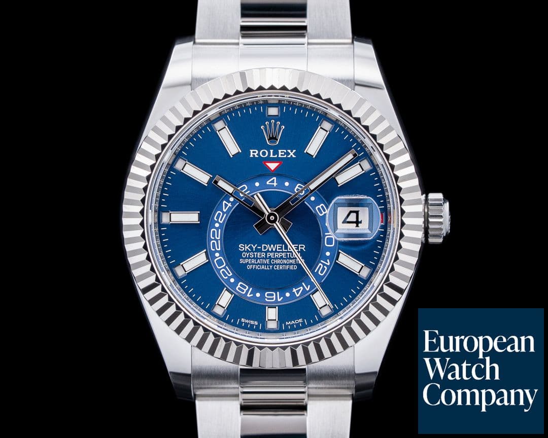 Image of Rolex 326934 Sky-Dweller SS Blue Dial