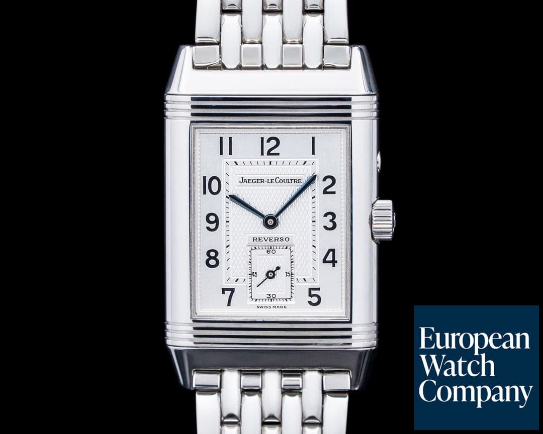 Image of Jaeger LeCoultre 270.8.54 Reverso Duoface SS Silver Dial