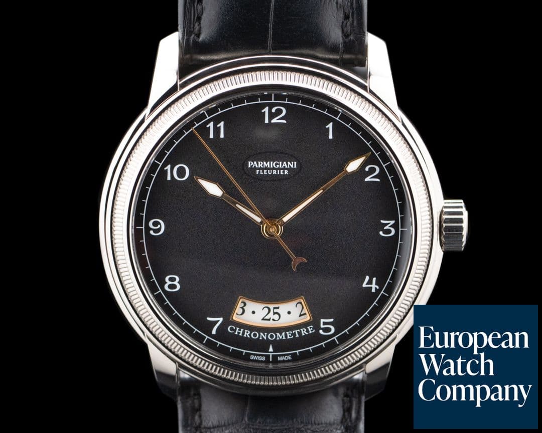 Image of Parmigiani PFC423 Toric Chronometre 18K White Gold Black Dial