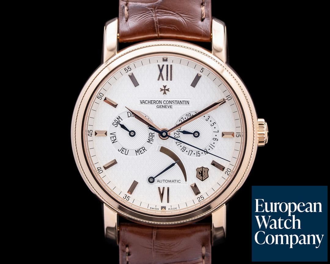 Image of Vacheron Constantin 85250 Jubilee 1755 18K Rose Gold Silver Dial