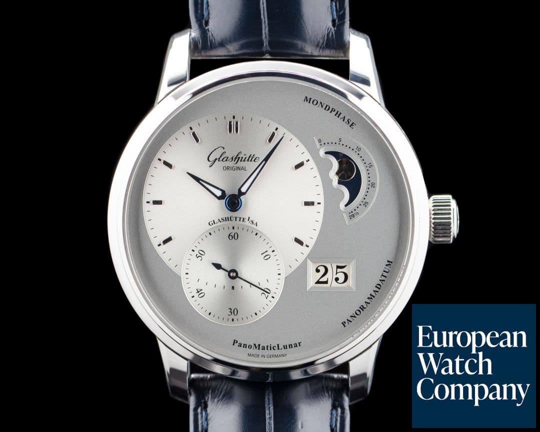 Image of Glashütte Original PanoMaticLunar SS Silver Dial 2025