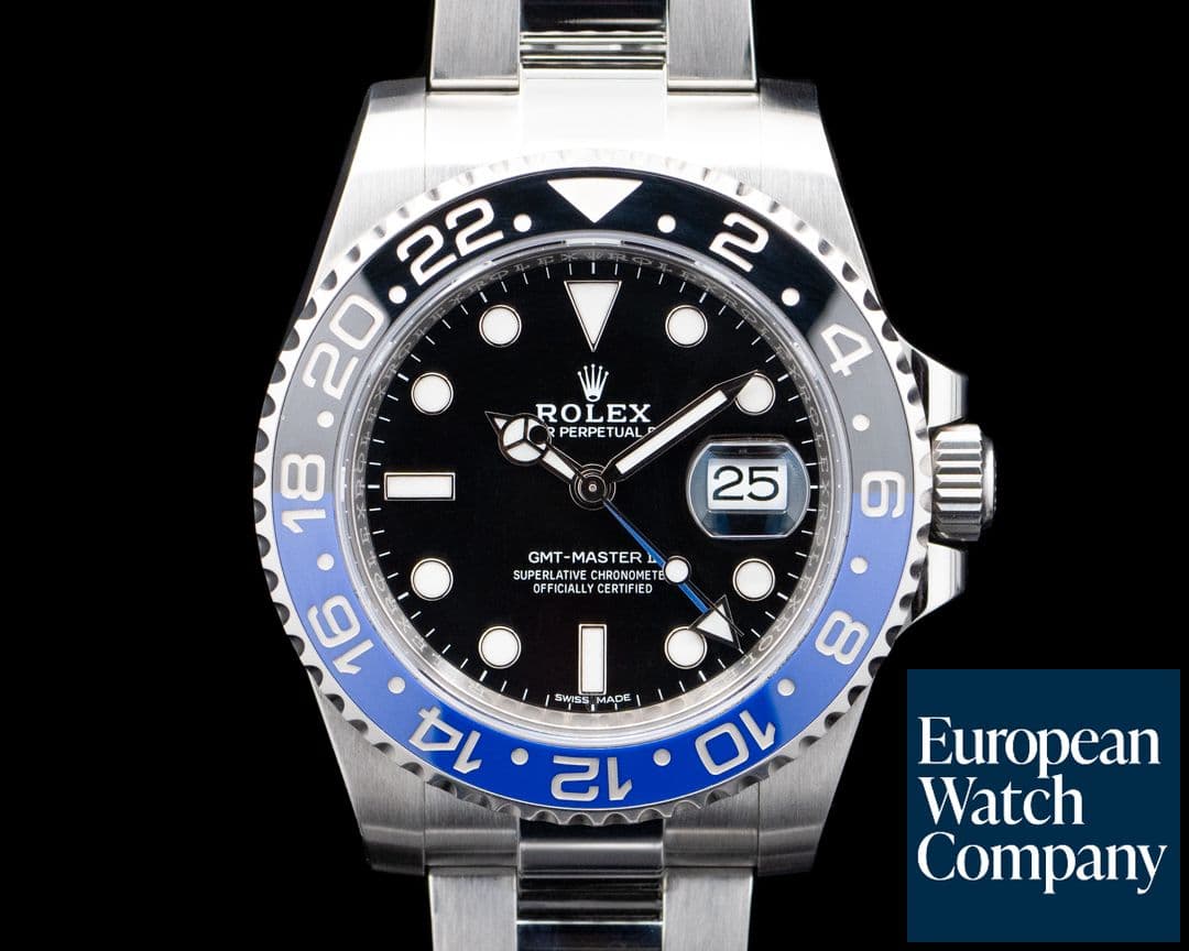 Image of Rolex 116710BLNR GMT-Master II SS Black Dial