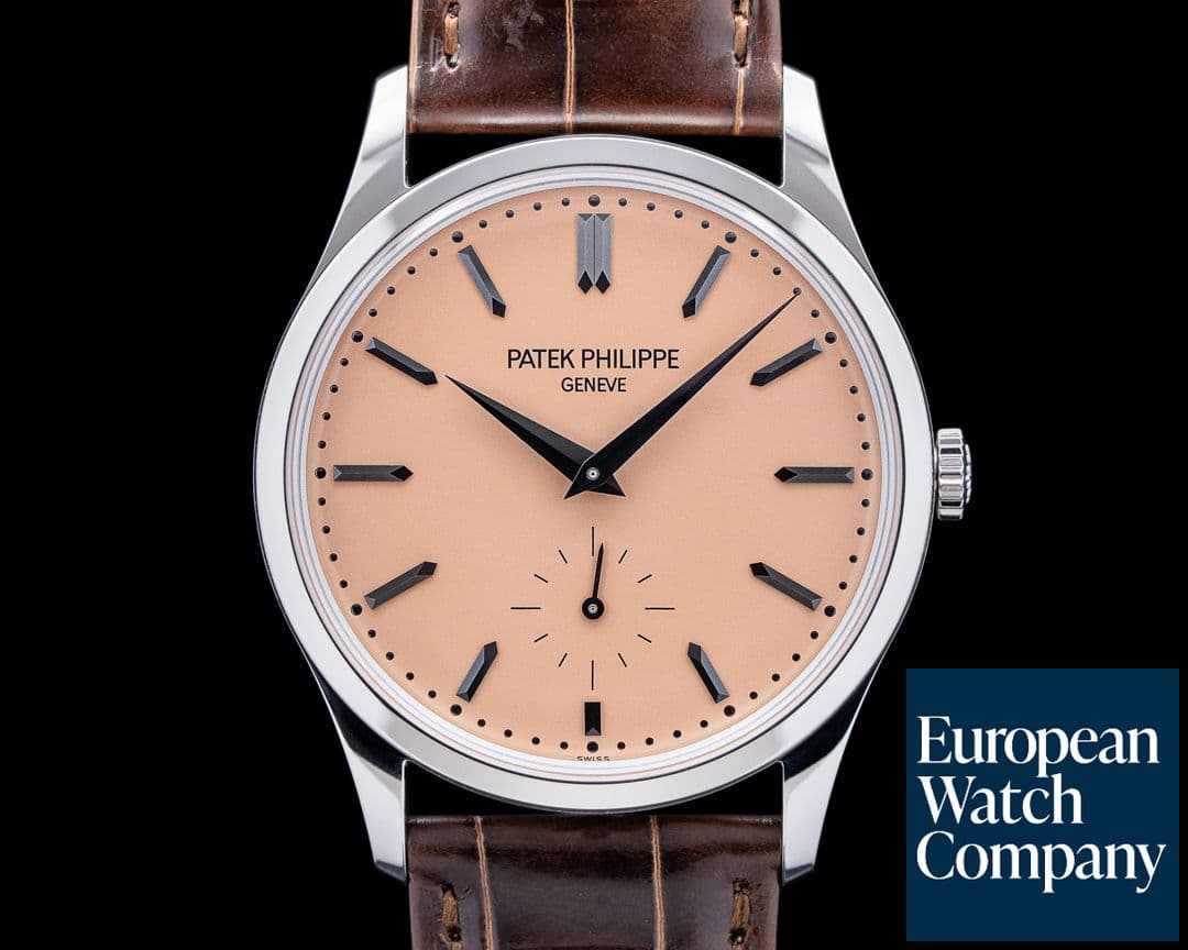 Image of Patek Philippe 6196P-001 Calatrava Platinum Salmon Dial 2026