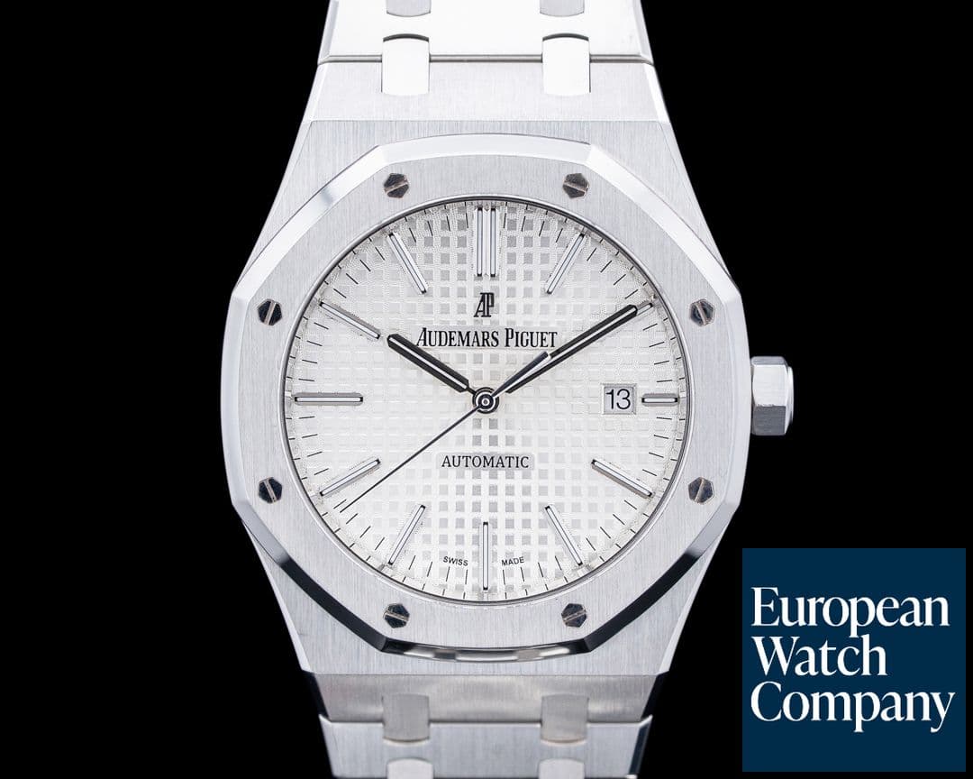 Image of Audemars Piguet 15400ST Royal Oak SS Silver Dial