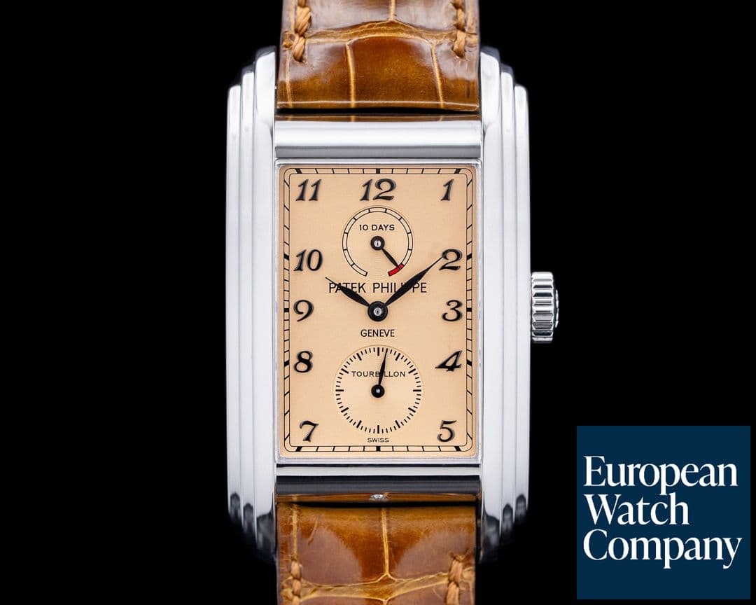 Image of Patek Philippe 5101P 10 Day Tourbillon Platinum Salmon Dial