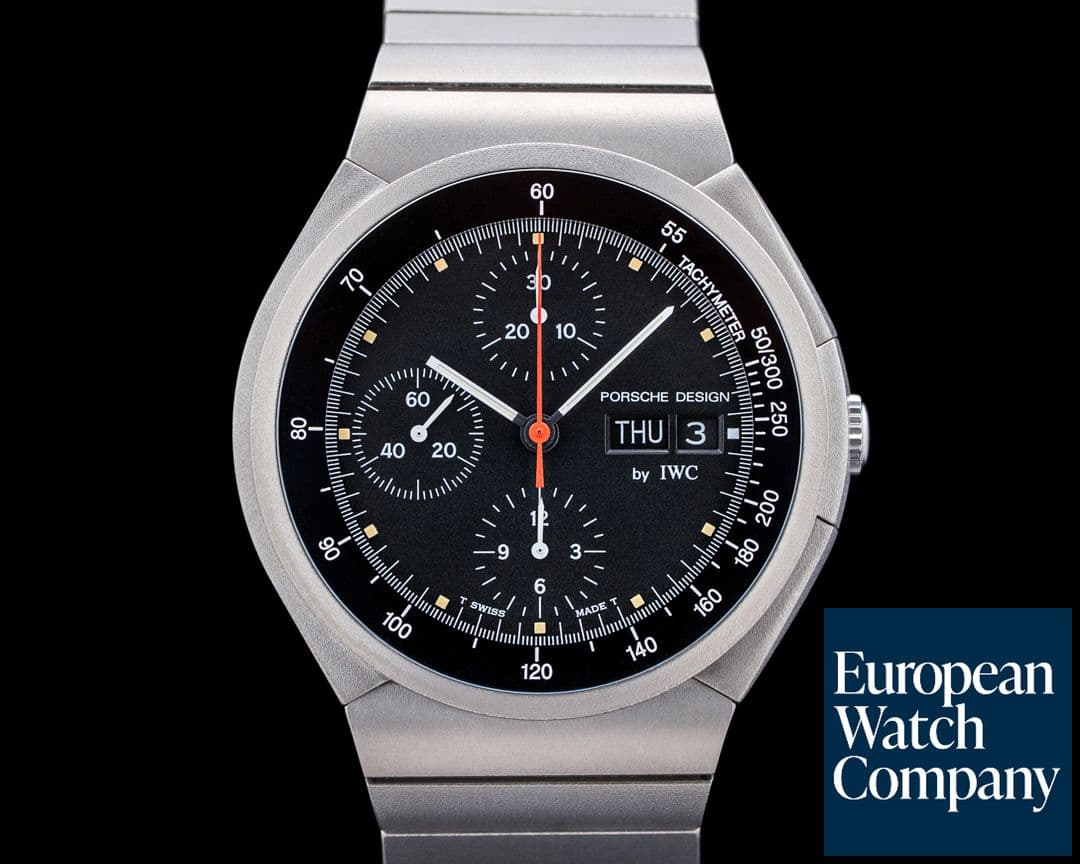 Image of IWC IW370203 Porsche Design Chronograph Titanium Black Dial