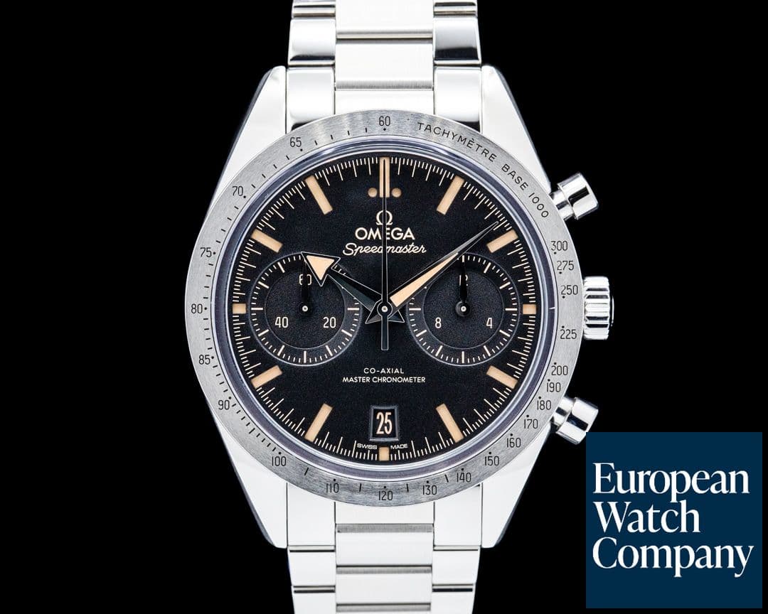Image of Omega Speedmaster 57 Co-Axial Master Chronometer SS Black Dial