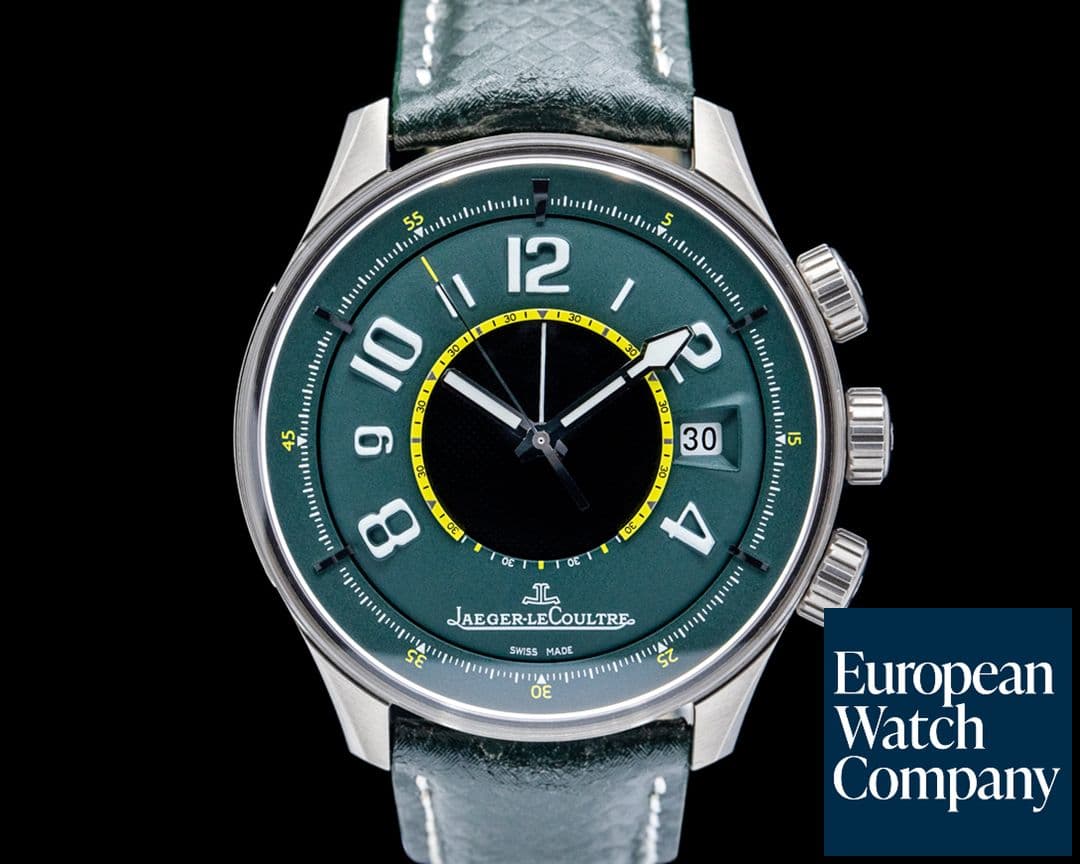 Image of Jaeger-LeCoultre 191.T.440 AMVOX1 R-Alarm "Aston Martin" Titanium Green Dial LIMITED