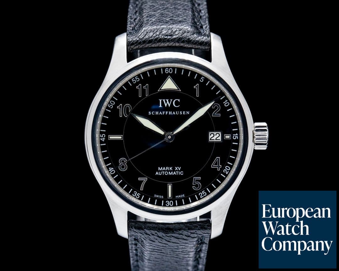 Image of IWC IW325311 Pilot Mark XV Spitfire SS Black Dial