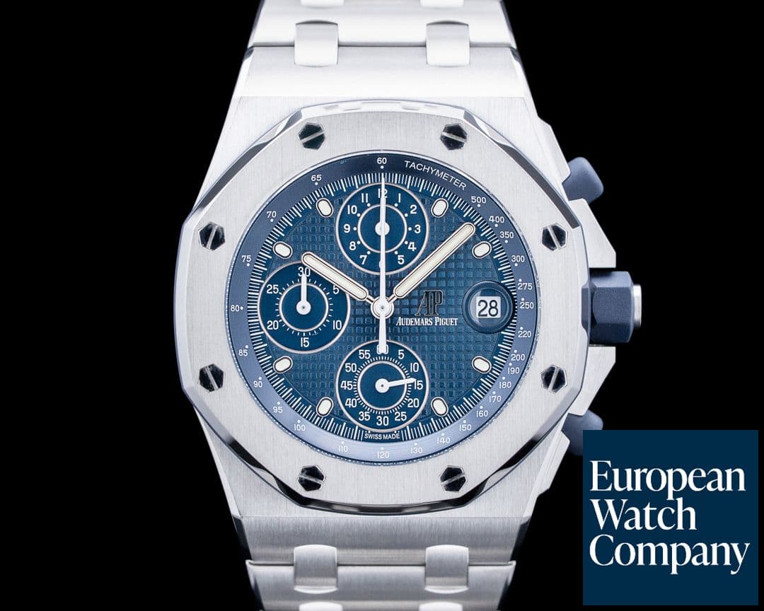 Image of Audemars Piguet 26238ST Royal Oak Offshore "The Beast" SS Blue Dial