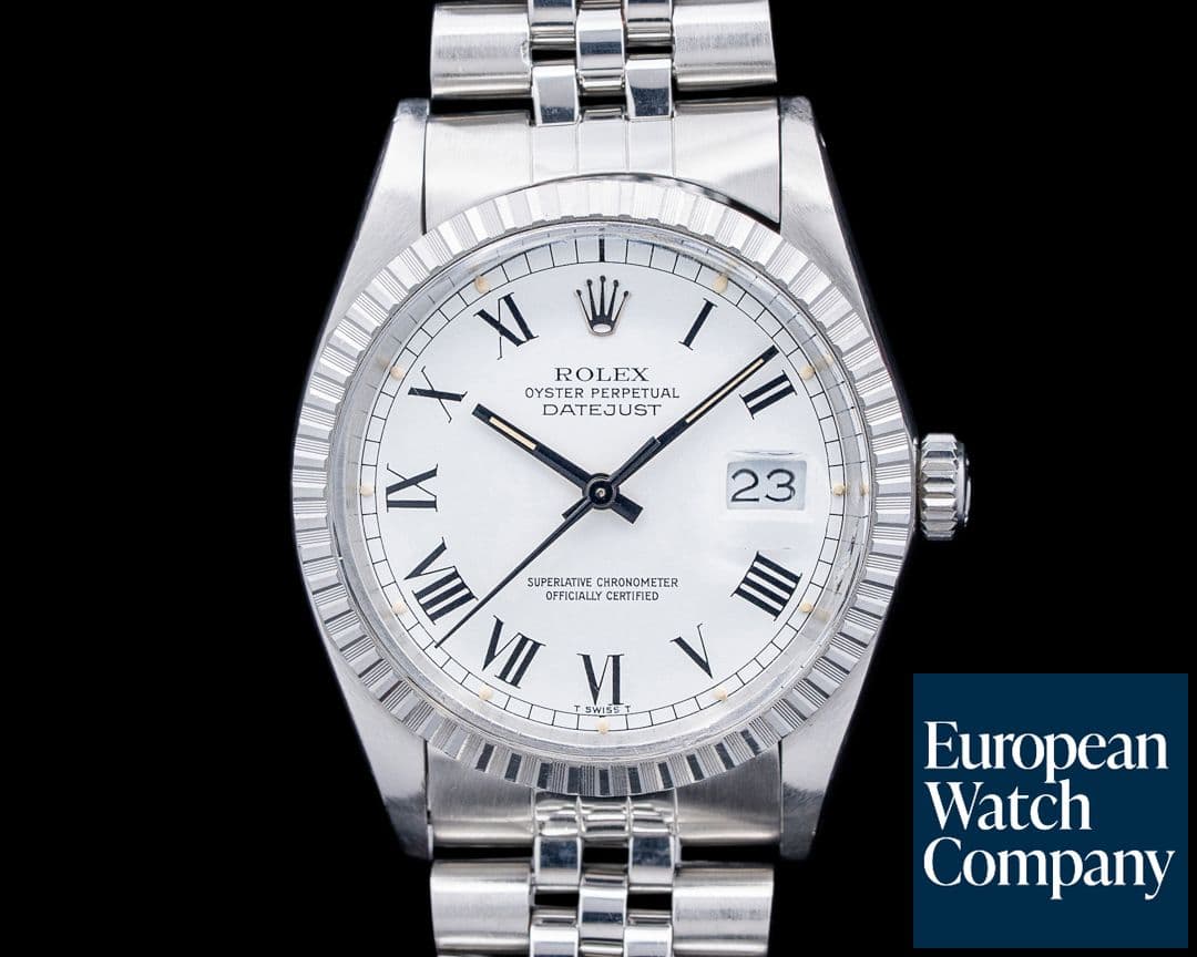 Image of Rolex 16030 Datejust SS White Buckley Dial