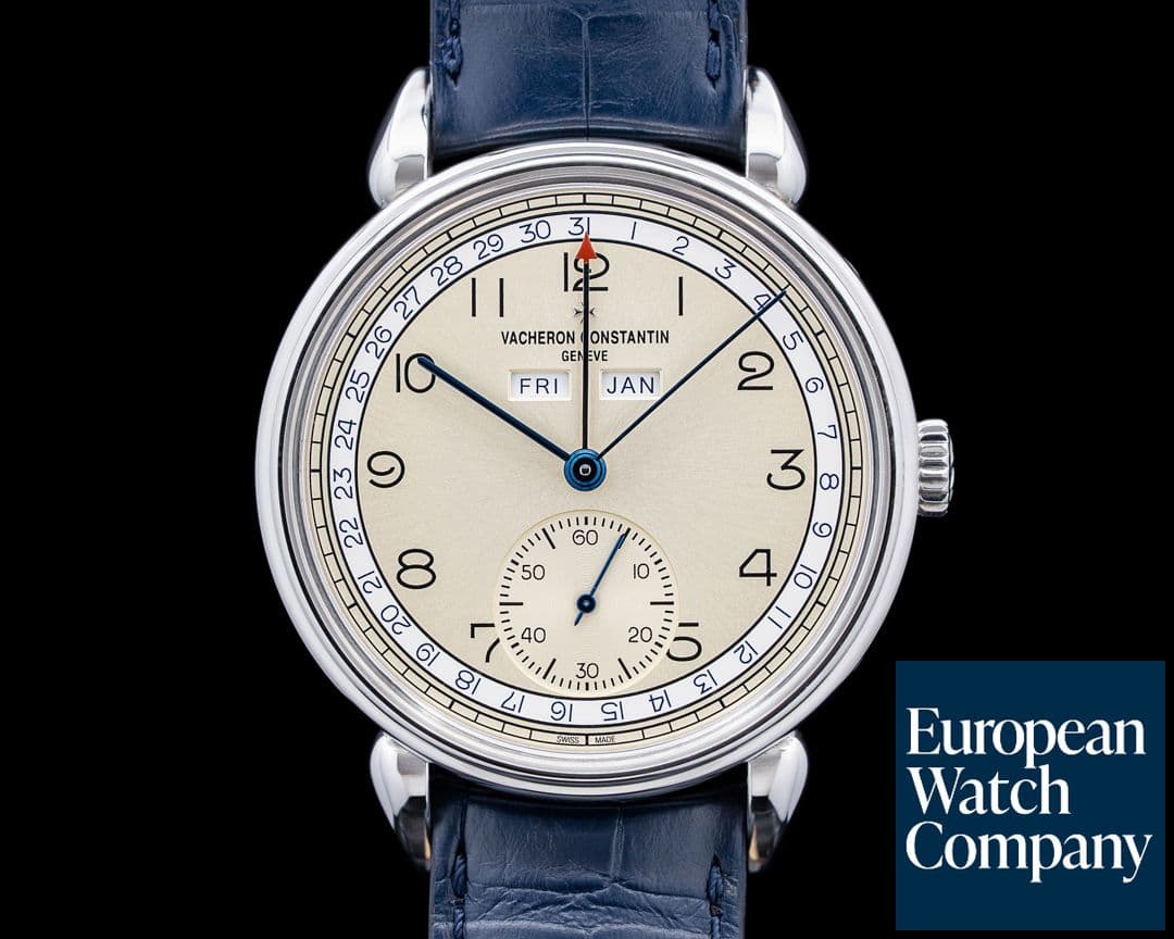 Image of Vacheron Constantin 3110V Les Historiques Triple Calendar 1942 SS Champagne Dial
