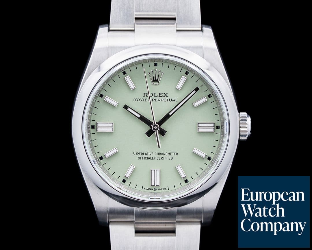 Image of Rolex 126000 Oyster Perpetual SS Green Dial 2025