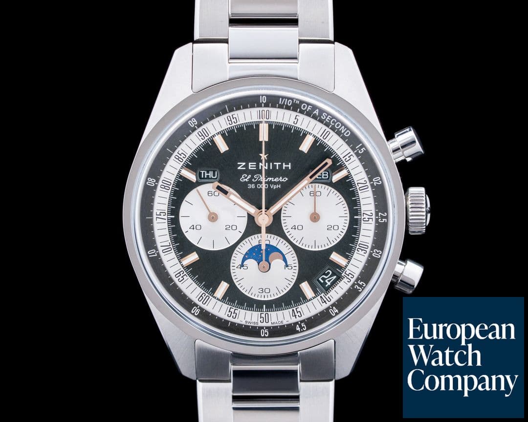 Image of Zenith Chronomaster Original Boutique Edition SS Olive Green Dial