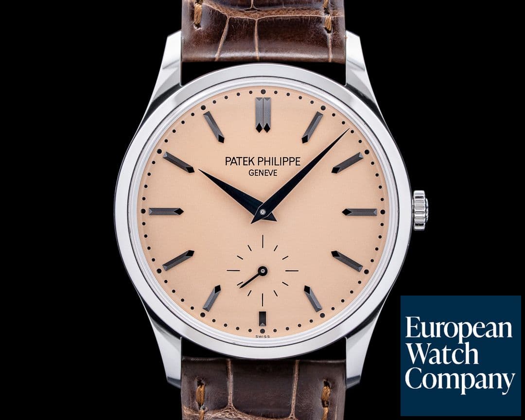 Image of Patek Philippe 6196P-001 Calatrava Platinum Salmon Dial 2025