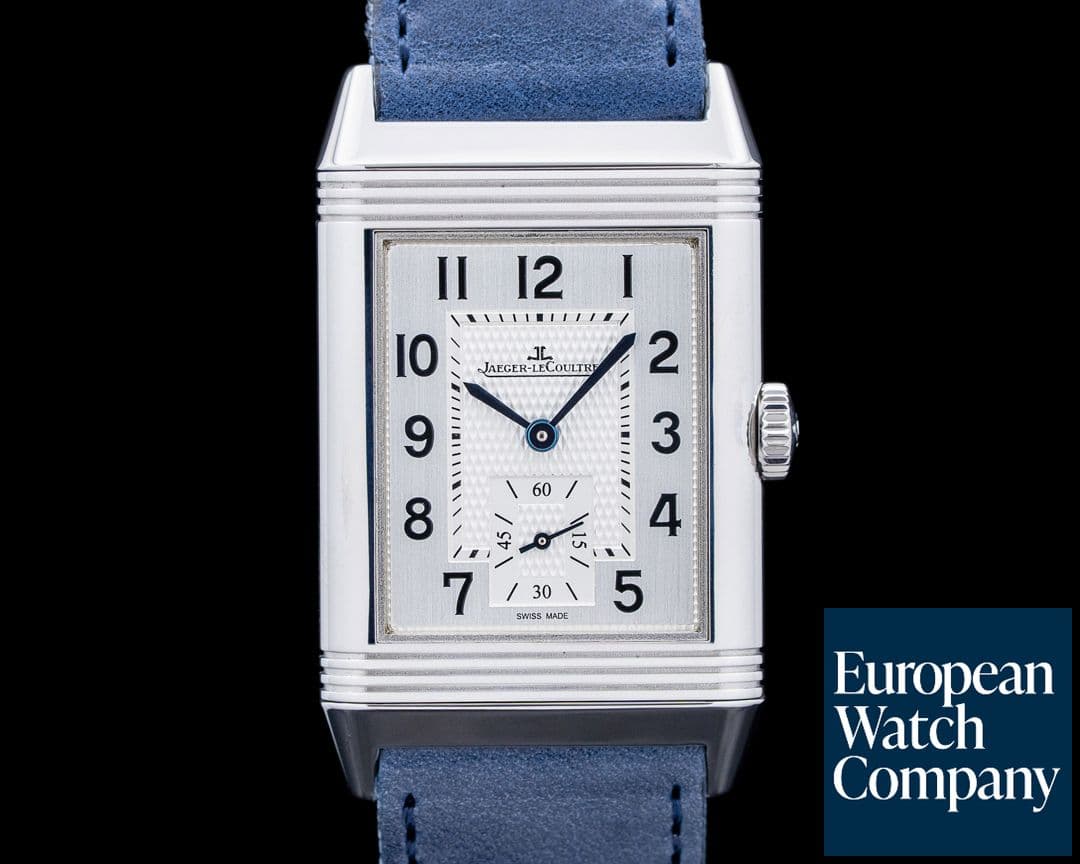 Image of Jaeger LeCoultre Q3858520 Reverso Classic Large Small Seconds SS Silver Dial