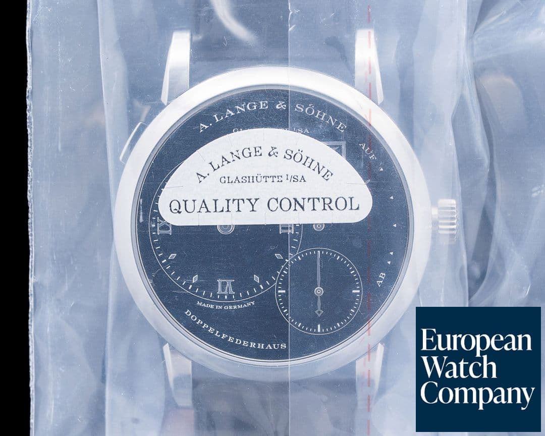 Image of A. Lange and Sohne 191.062 Lange 1 "30th Anniversary" Platinum Black Onyx Dial SEALED