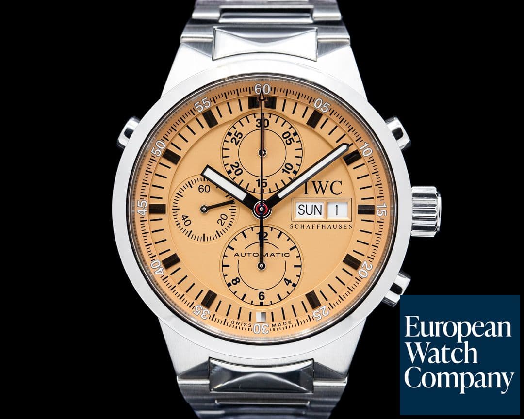 Image of IWC IW371513 GST Rattrapante Chronograph SS Salmon Dial