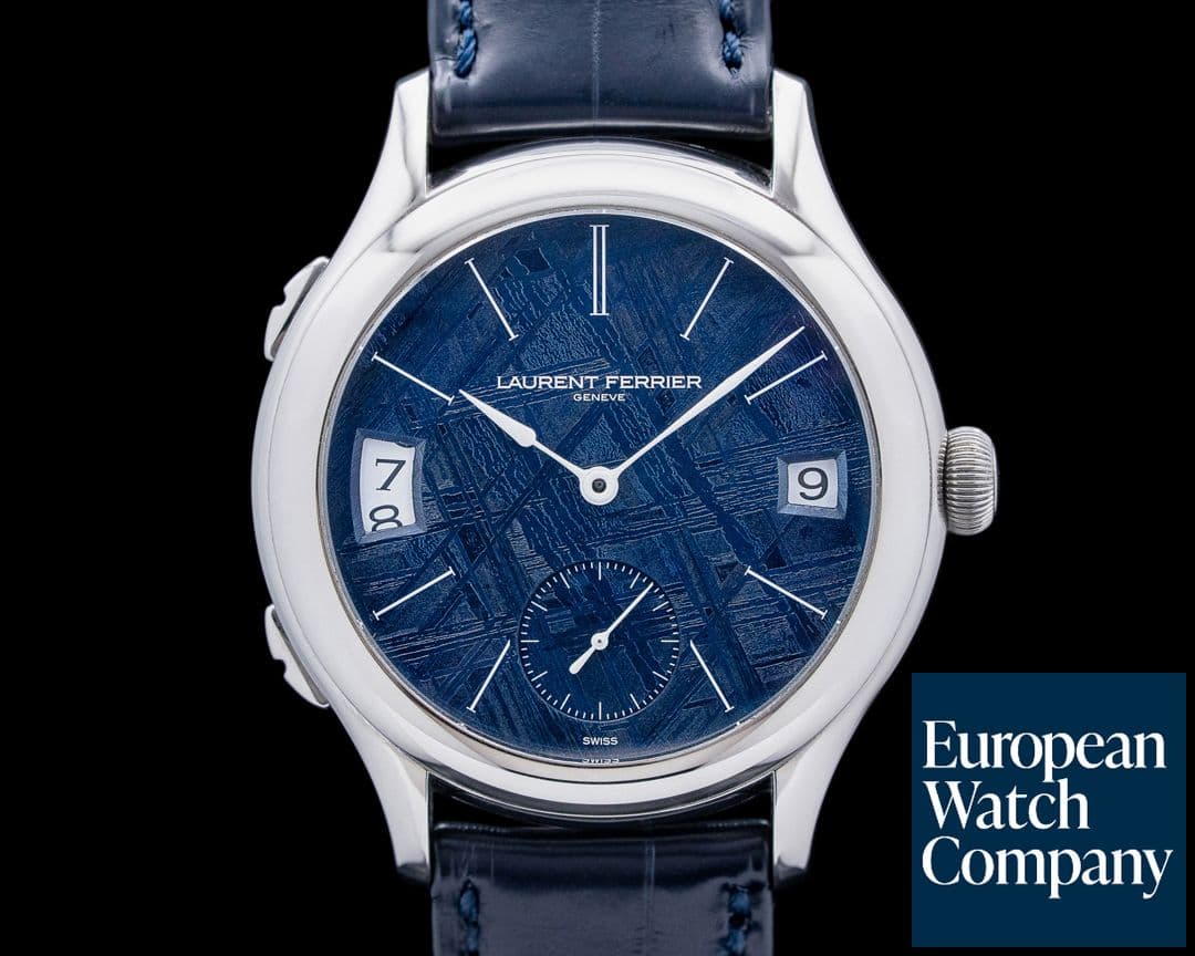 Image of Laurent Ferrier Classic Traveller Titanium Blue Meteorite Dial LIMITED