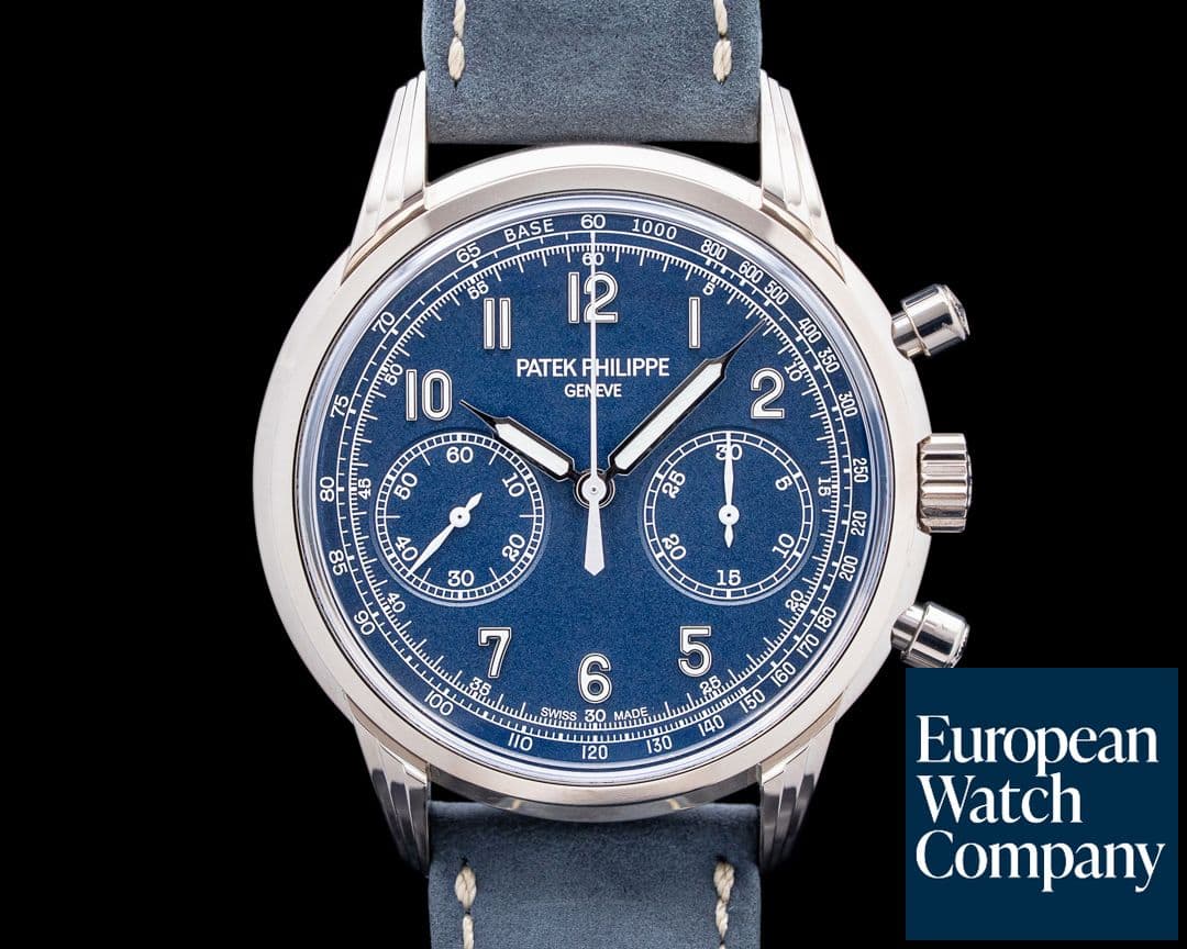 Image of Patek Philippe 5172G Chronograph 18K White Gold Blue Dial