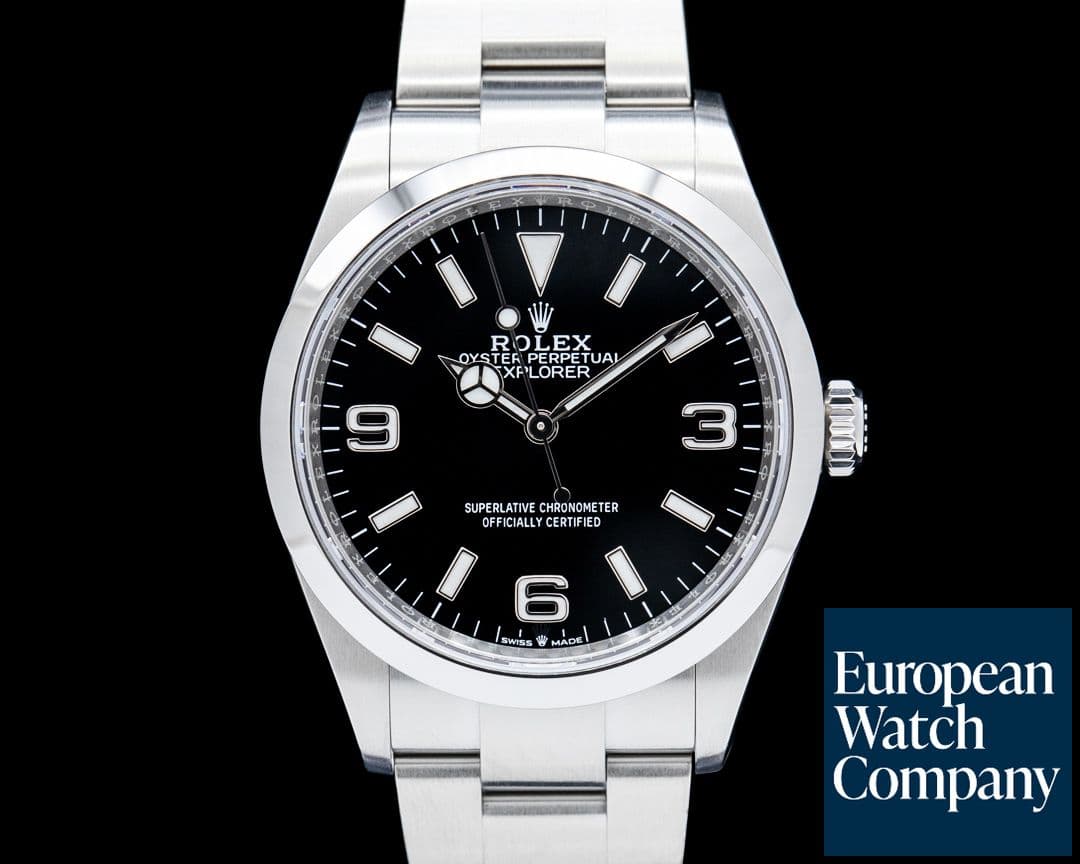 Image of Rolex 124270 Explorer 36MM SS Black Dial