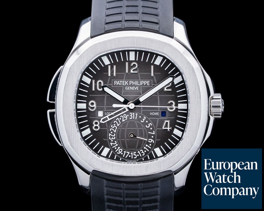 Image of Patek Philippe 5164A Aquanaut Travel Time SS Black Dial
