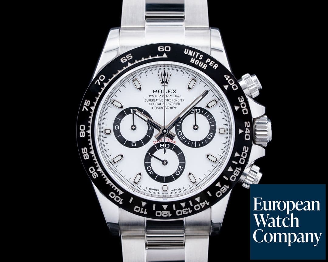 Image of Rolex 116500LN Daytona "Panda" Ceramic SS White Dial