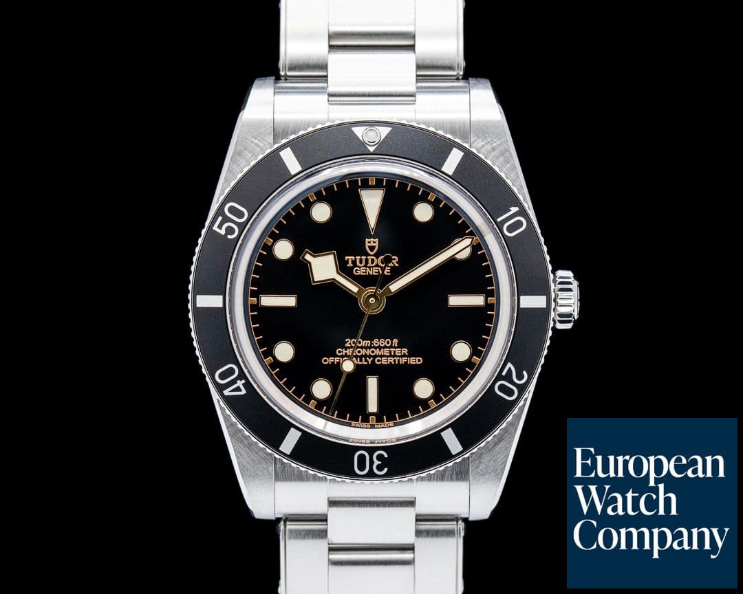 Image of Tudor 79000N Black Bay 54 SS Black Dial