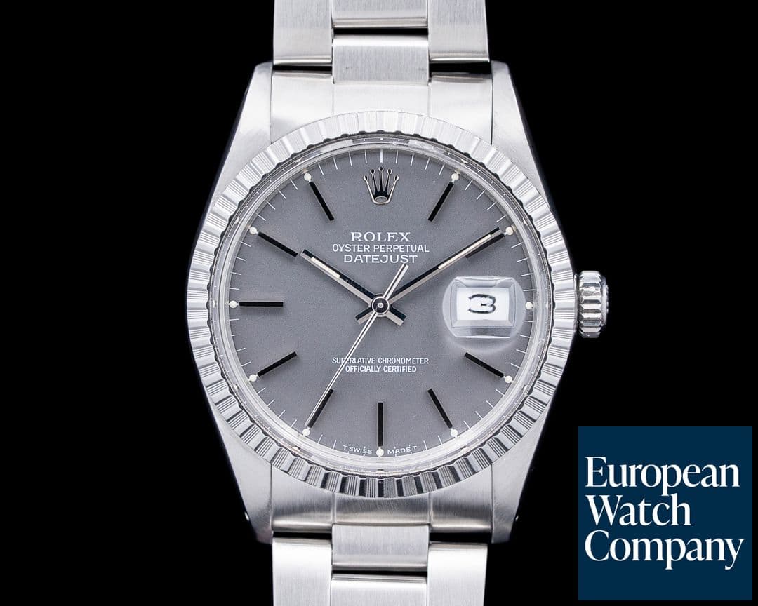 Image of Rolex 16030 Datejust 36MM SS Gray Dial C. 1988