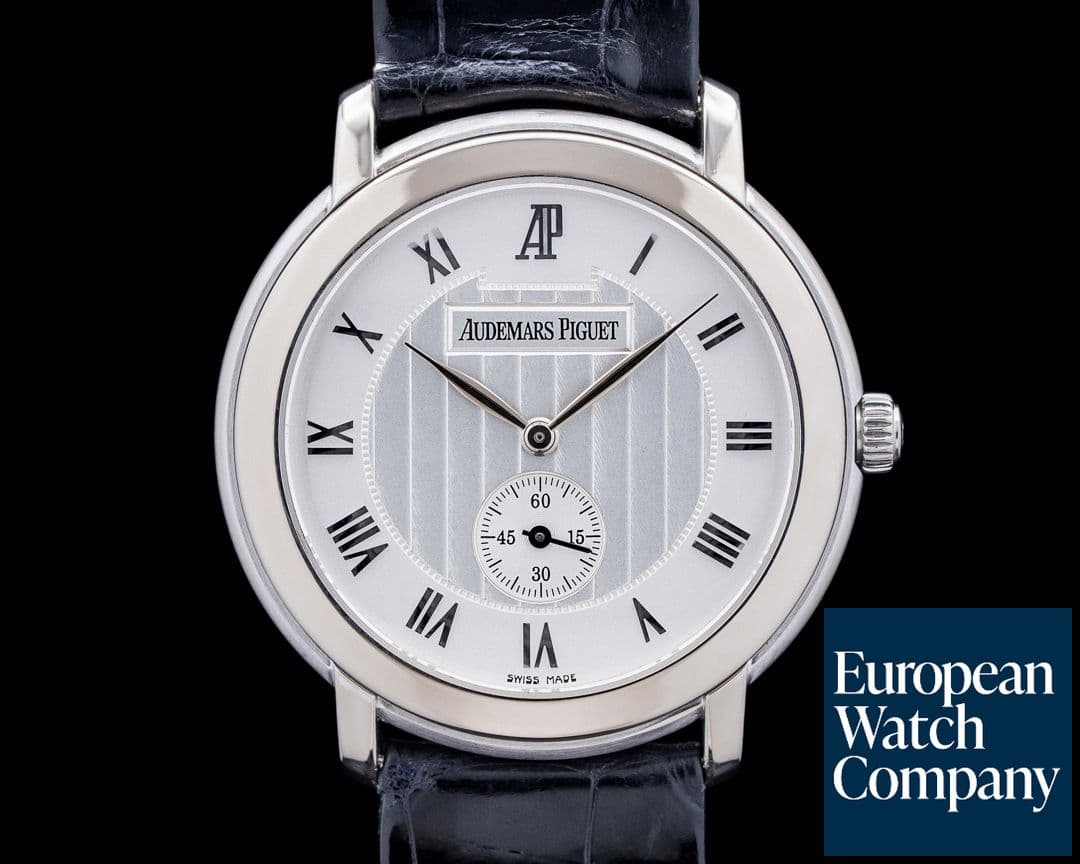 Image of Audemars Piguet 15056BC Jules Audemars 18K White Gold Silver Dial