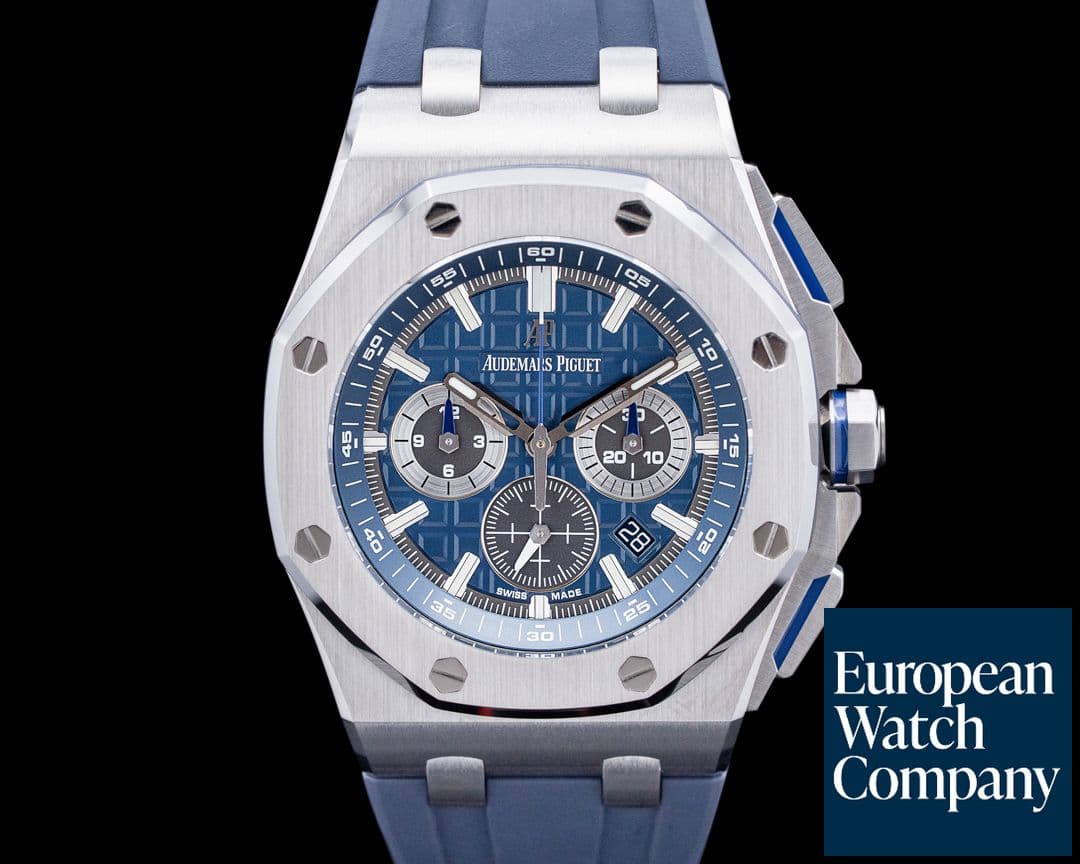 Image of Audemars Piguet 26480TI Royal Oak Offshore Titanium Blue Dial