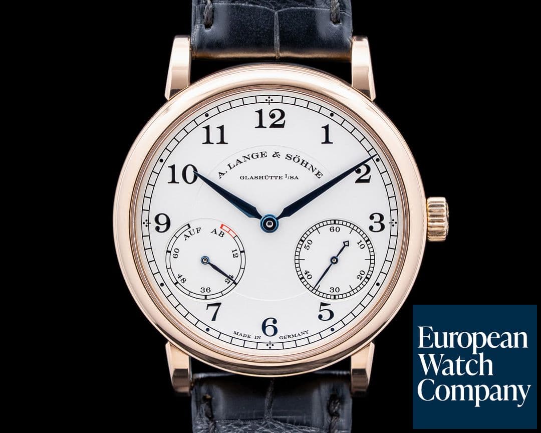 Image of A. Lange and Sohne 234.032 1815 Up Down Rose Gold Silver Dial